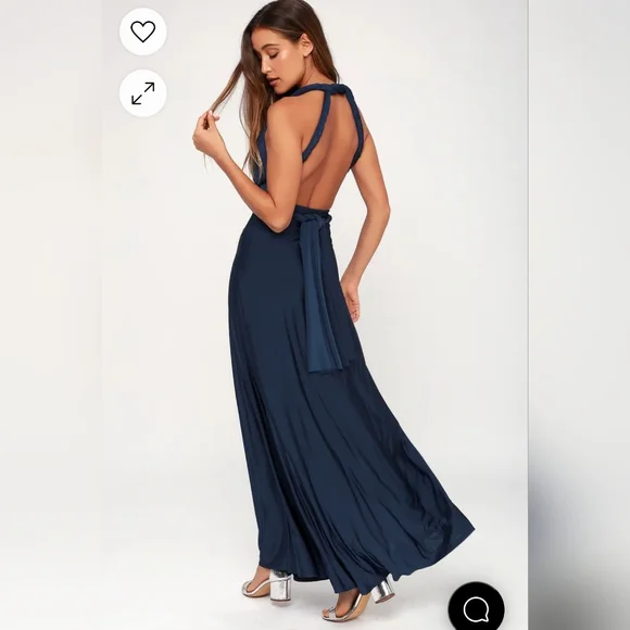 Lulu's Convertable Maxi Dress - Picture 4 of 7